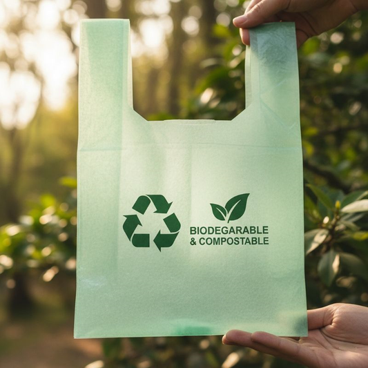 Compostable T-Shirt Bags Compostable T-Shirt Bags